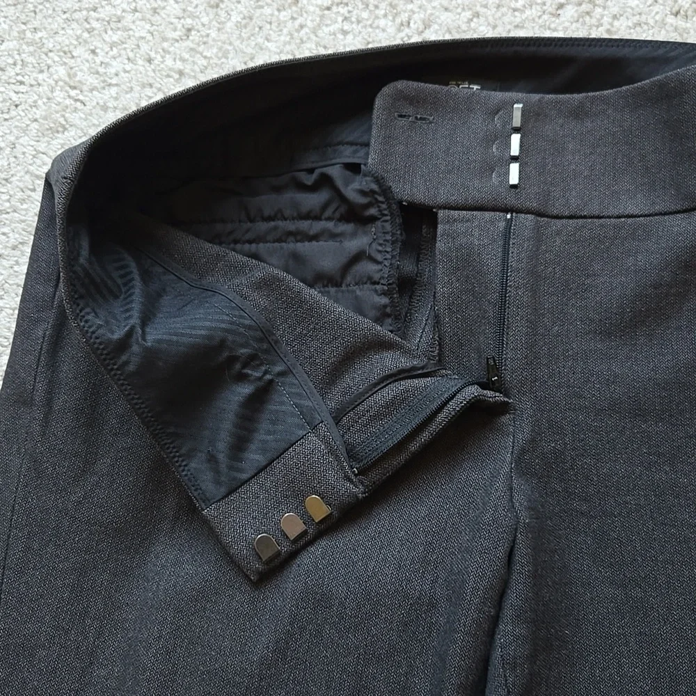Ann Taylor LOFT Gray Julie Bootcut Bi-Stretch Pants Women’s 10 - Picture 7 of 13
